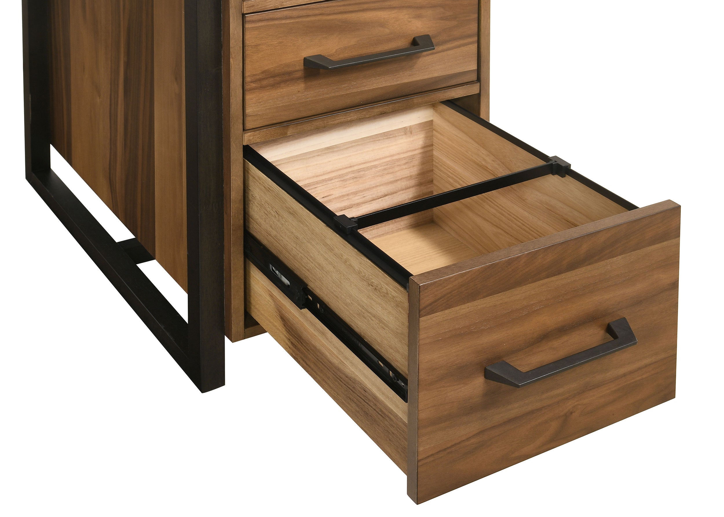 Berhalter 6-Drawer Double Pedestal File Computer Desk — view 13