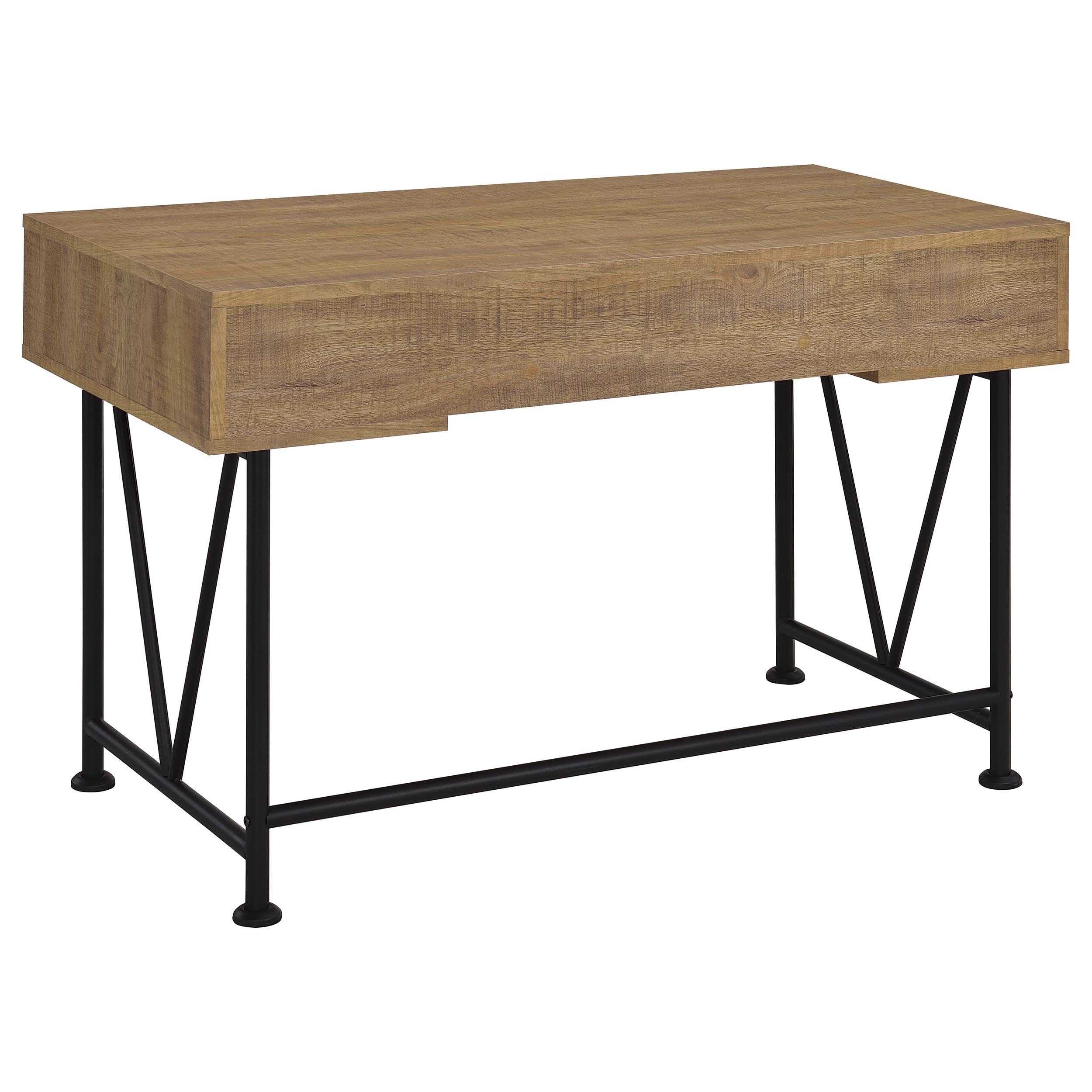 Analiese 47-inch 3-drawer Writing Desk Mango — view 7