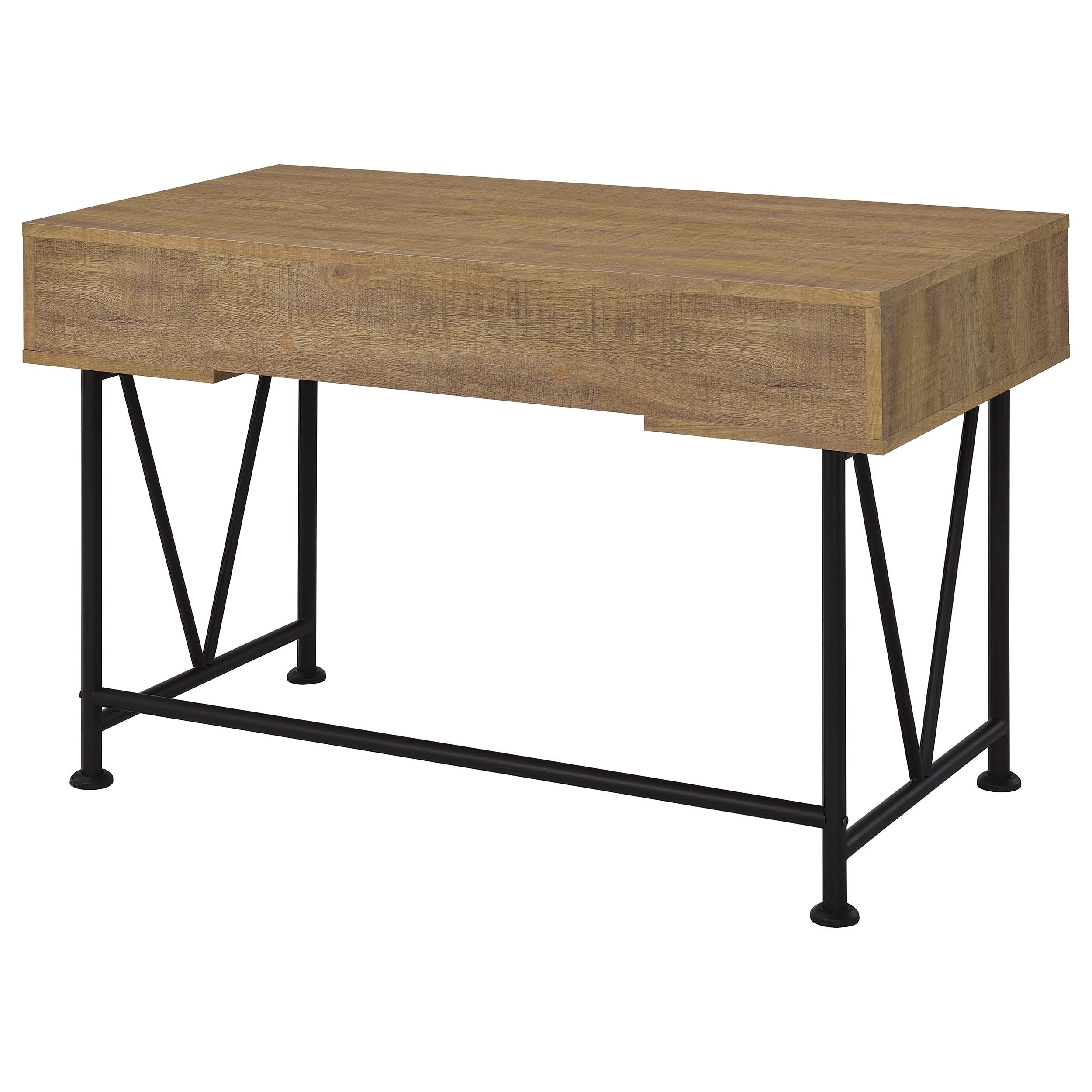 Analiese 47-inch 3-drawer Writing Desk Mango — view 8