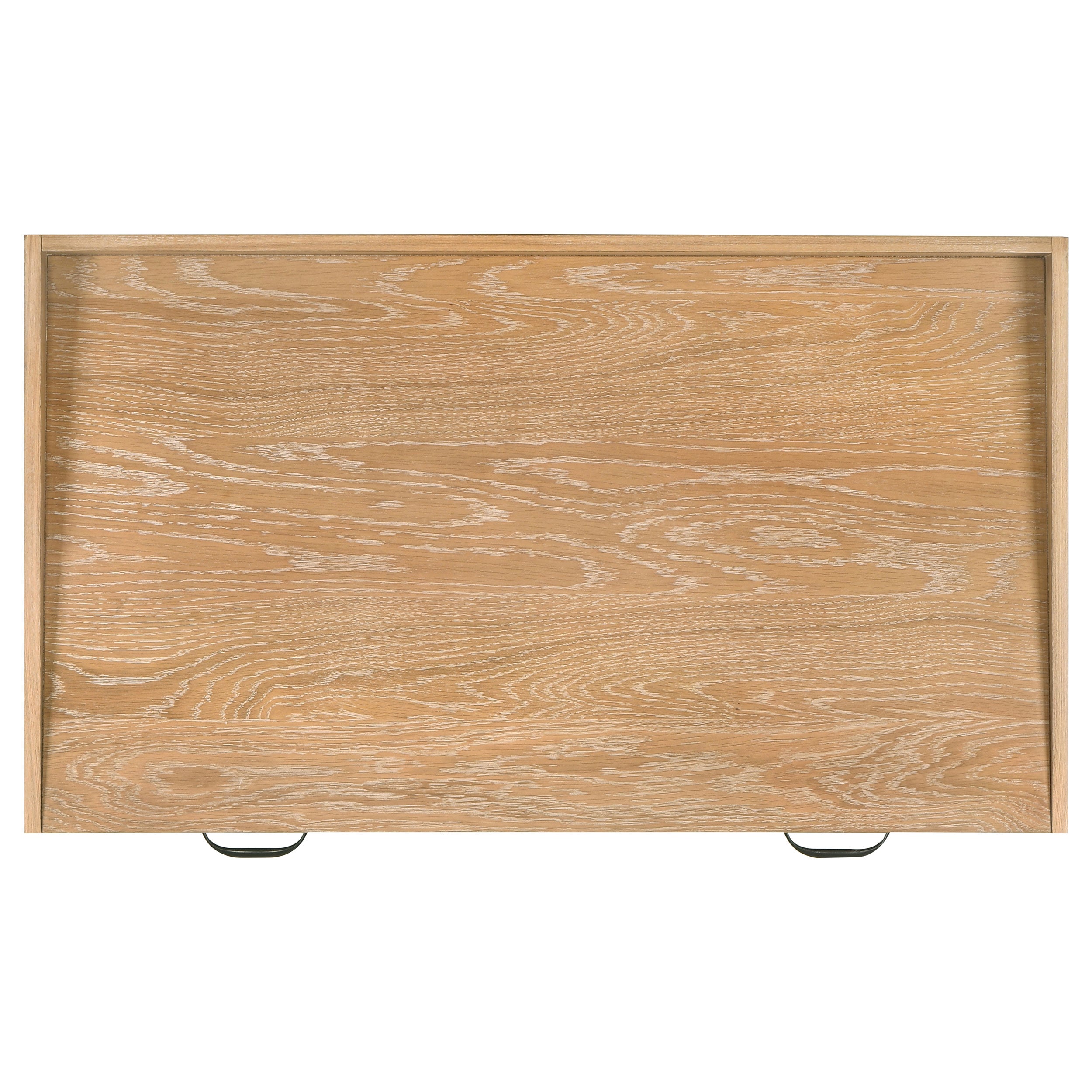 Fabian 38-inch Computer Desk with Keyboard Drawer Distressed Light Brown — view 13