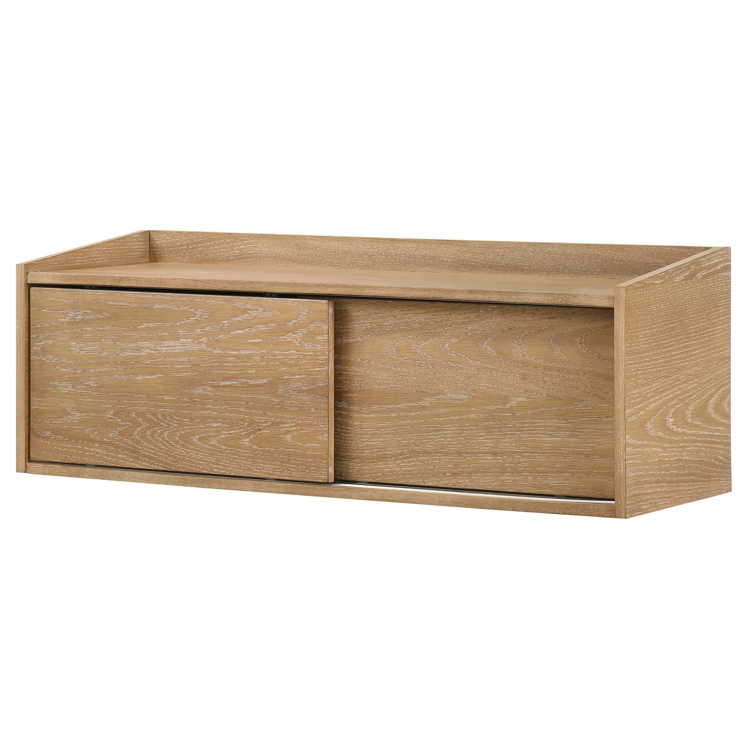 Fabian Bookshelf Bridge with Cubbies Distressed Light Brown — view 6