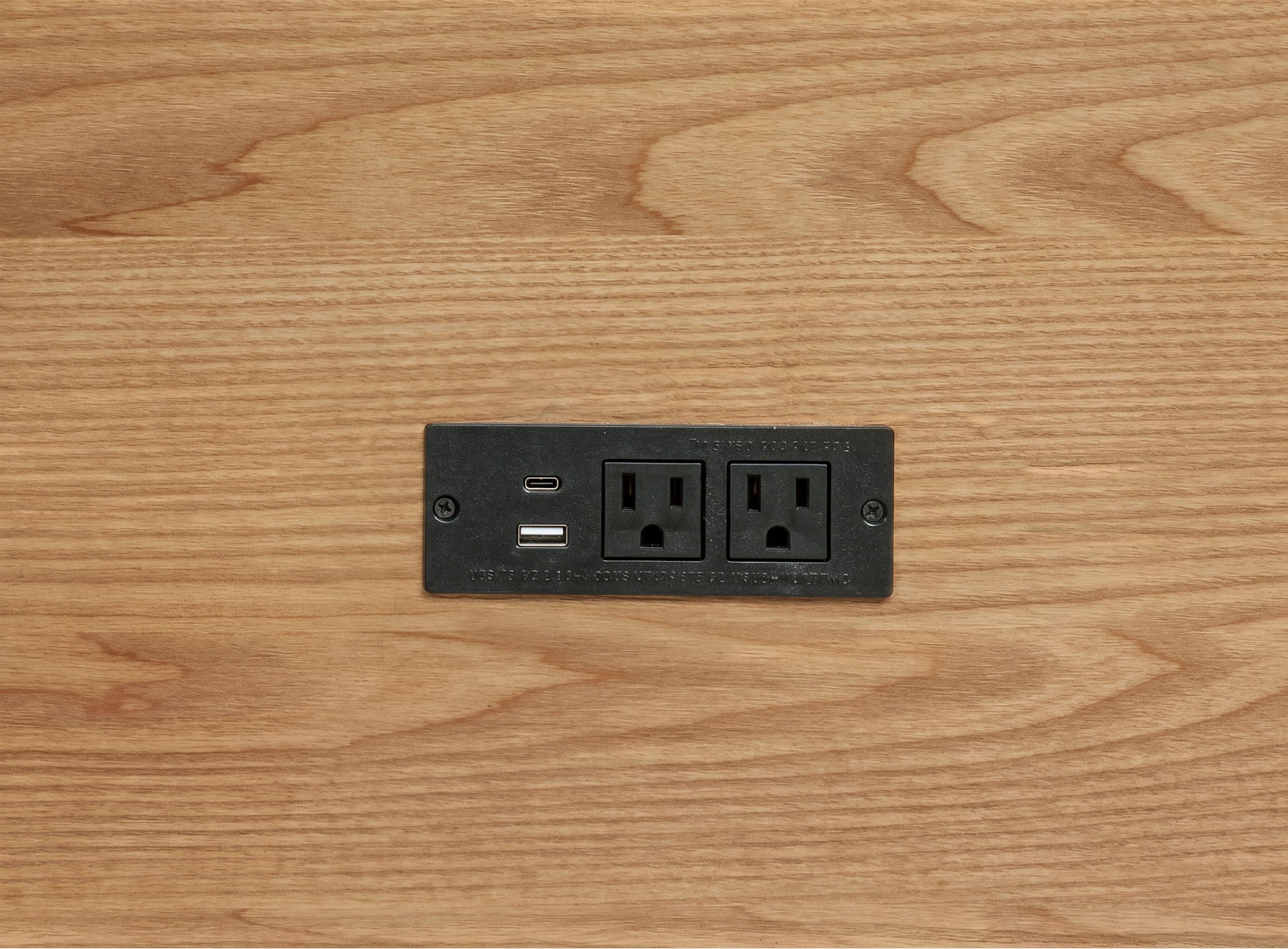 Vermes 66-inch 7-drawer Computer Desk with Power Outlet Light Ash — view 13