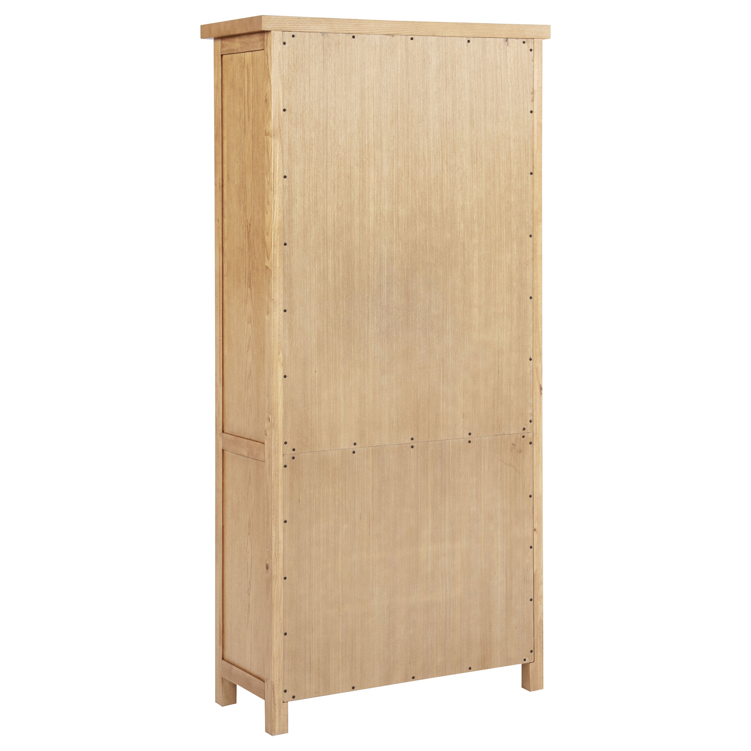 Vermes 72-inch 2-door Home Office Cabinet Bookcase Light Ash — view 8