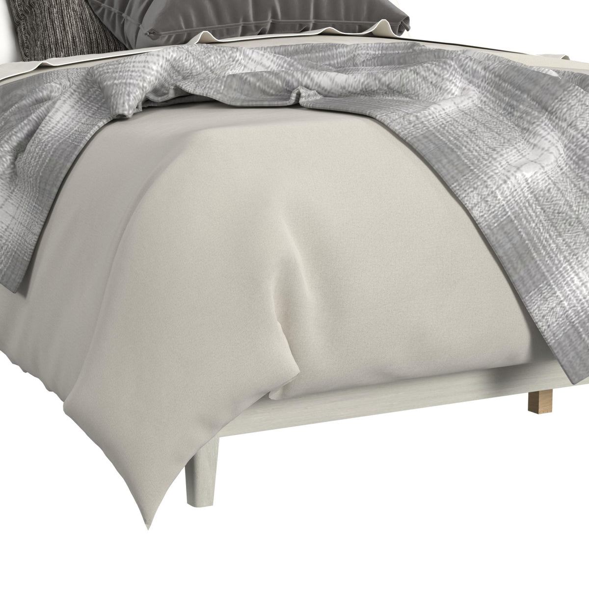 Westland Upholstered Bedroom Set in White by Elements International, view 11