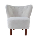 Zusud - Teddy Sherpa Accent Chair - White
