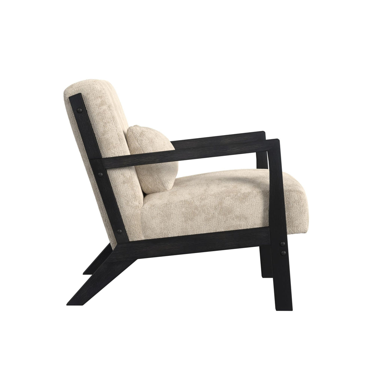 Marina Chair With Kidney Pillow in Beige by Elements International, view 13