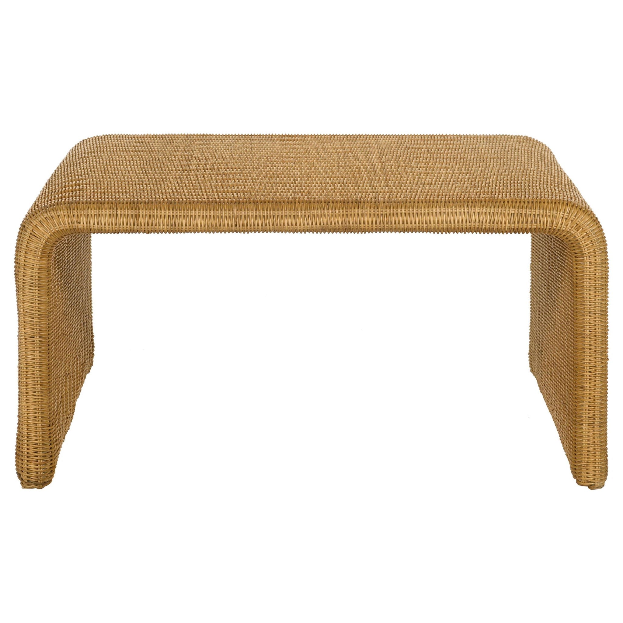 Cahya Square Woven Rattan Coffee Table Natural - Atlantic Fine Furniture Melbourne FL