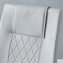 Modern Dining Chairs With Padded Seat, Metal Legs