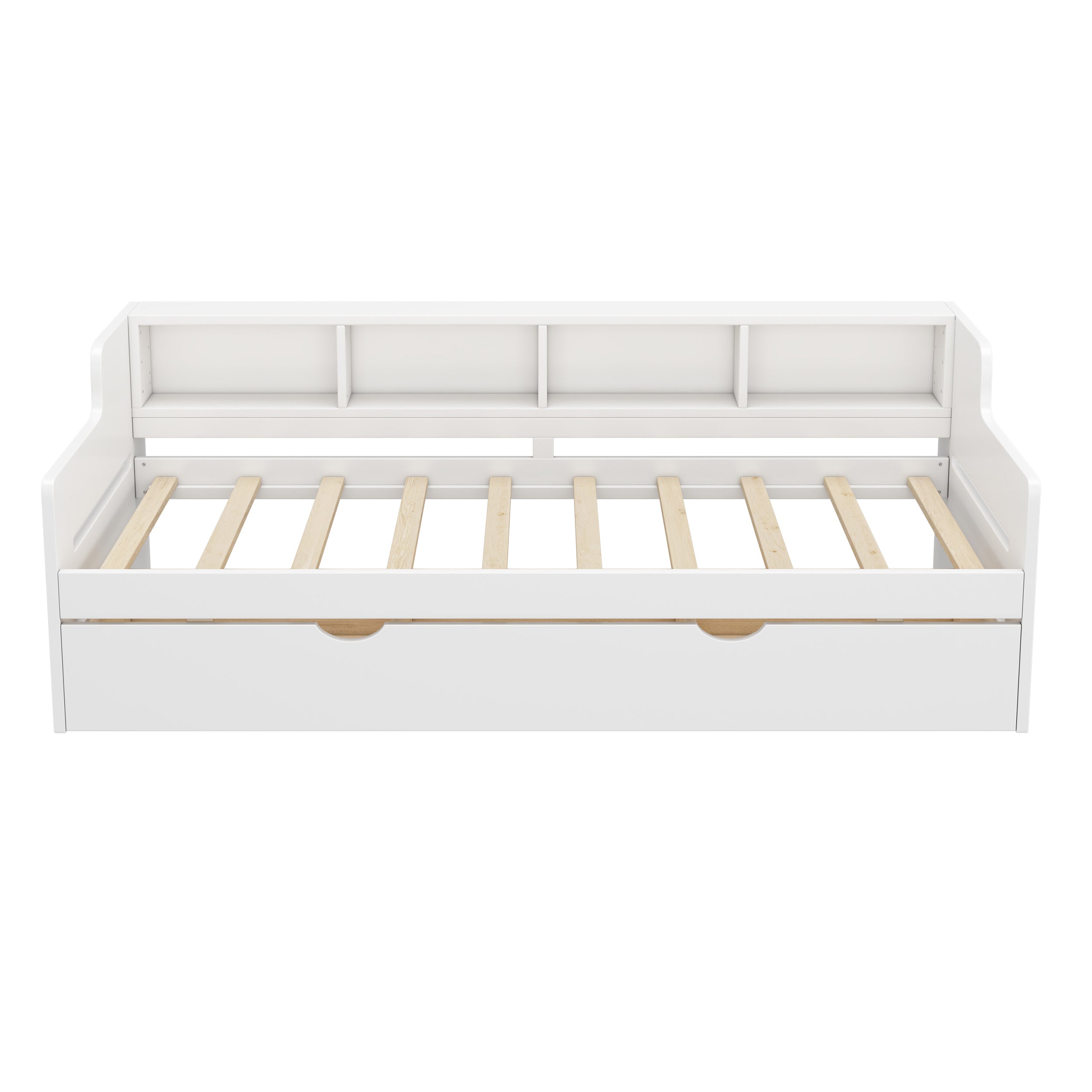 Twin Size Wooden Day Bed with 3 Trawers for Guest Room, Small Bedroom, Study Room, White - Atlantic Fine Furniture Melbourne FL