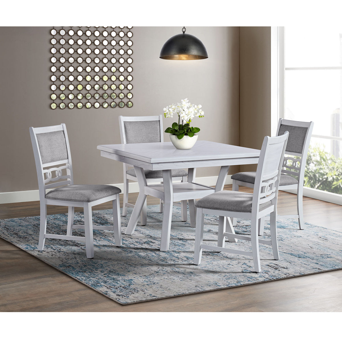 Amherst Side Chair (Set of 2) in Dark Brown by Elements International, view 15