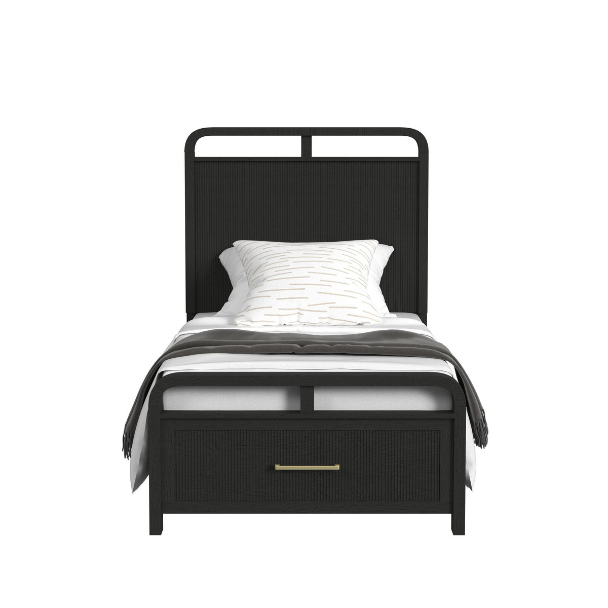 Ridgemont Storage Bed in Black by Elements International, view 27