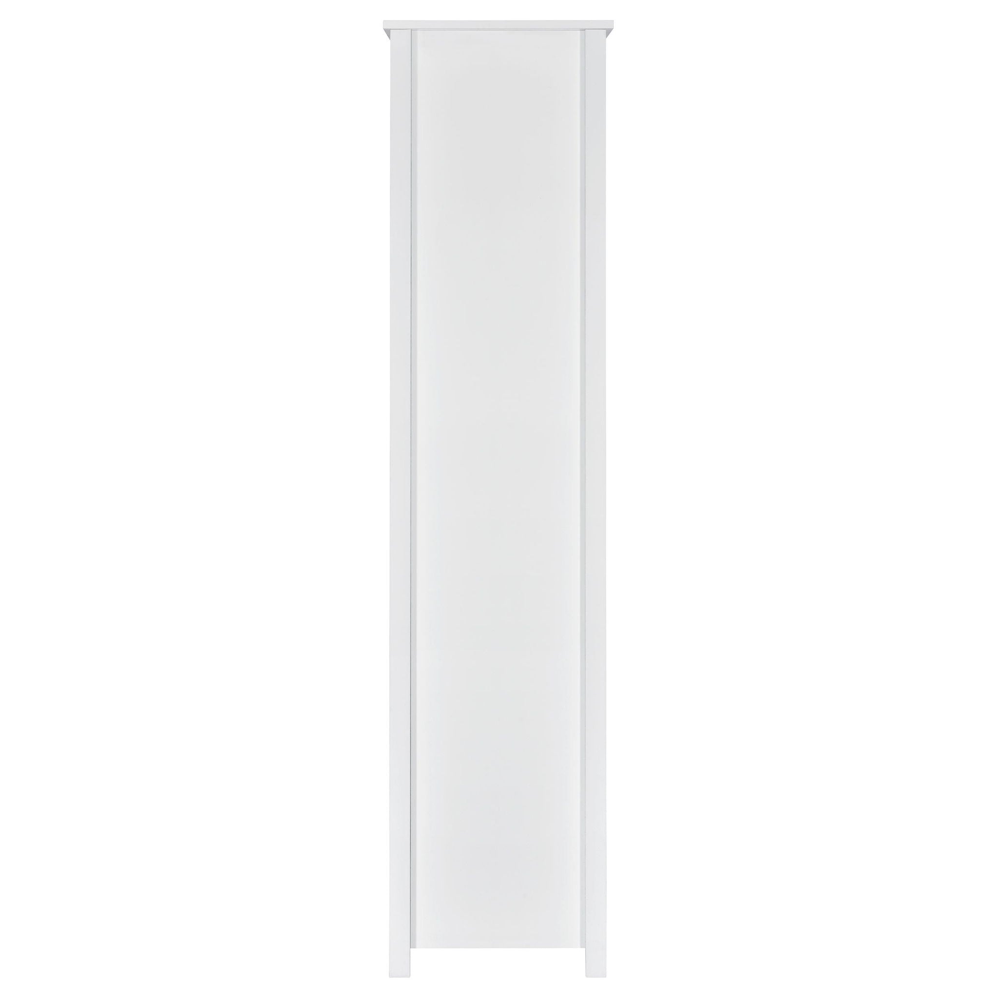 Dylan 68-inch 4-shelf Storage Bookshelf White High Gloss