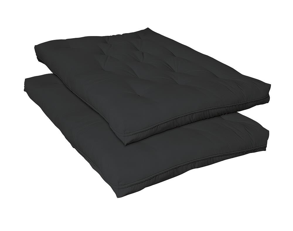 9-inch Premium Innerspring Futon Pad Black