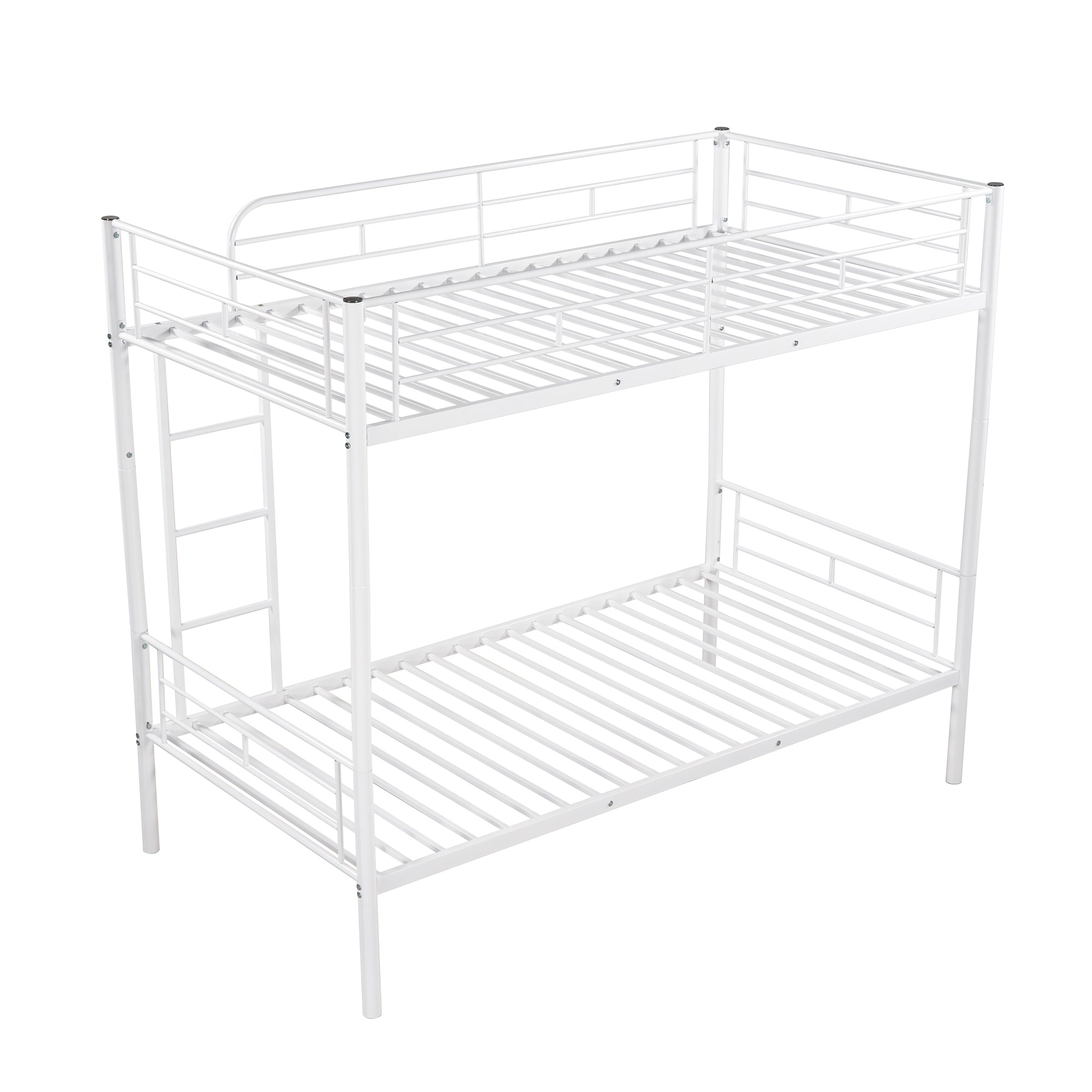 Twin Over Twin Metal Bunk Bed (White)( old sku: MF189201KAA )