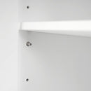 Freestanding Tall Bathroom Cabinet With Soft Close Doors And Adjustable Shelves