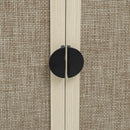 Rattan 2 Door Cabinet, Suitable For Bedroom - Natural