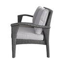 Honolulu - Loveseat - Gray / Silver
