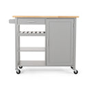 Contemporary Design Kitchen Cart With Wheels
