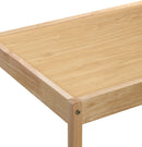 Della - 3 Piece Solid Wood Kids Table & Two Chair Set - Natural