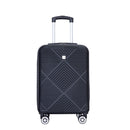 4 Piece Lightweight Suitcase, Makeup Box, Aircraft Wheels