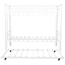 Bunk Bed For Kids, Convertible Frame With Ladders & Guardrail