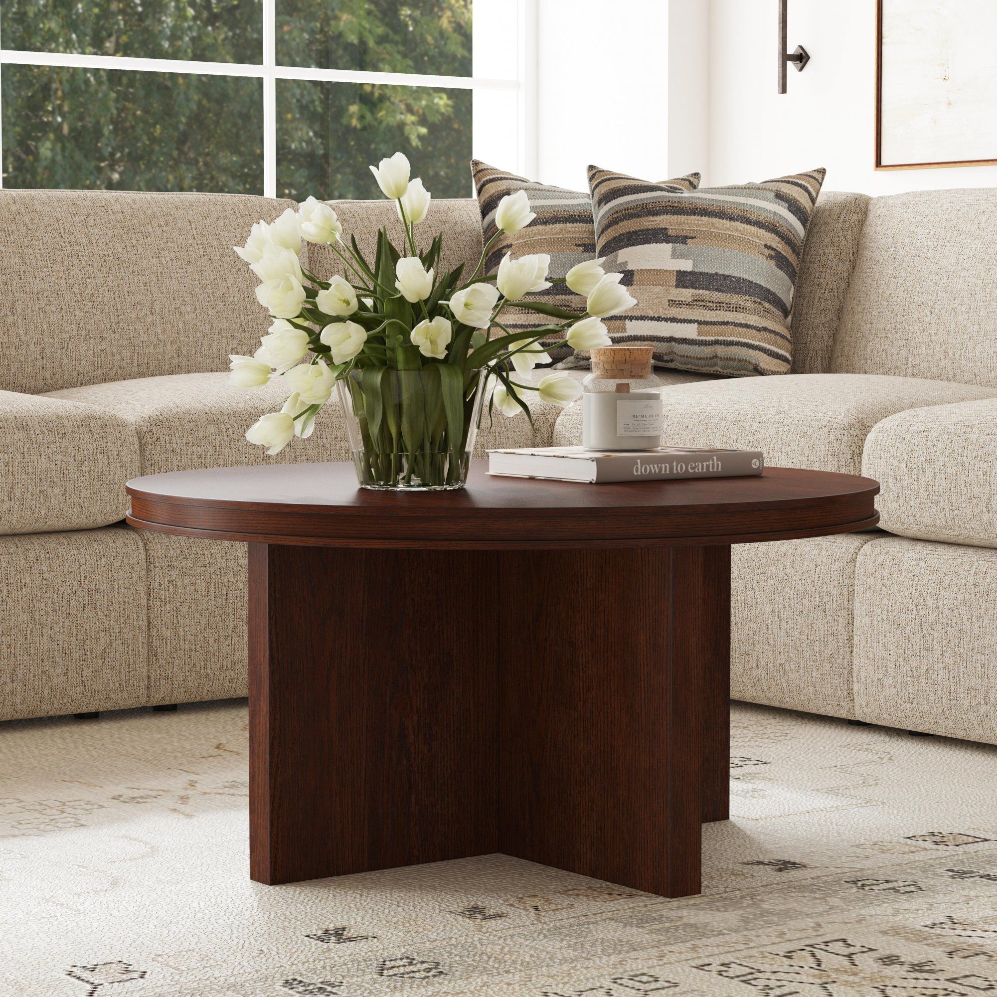 Waterfall - Round Coffee Table