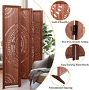Panel Solid Wood Folding Room Divider