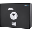 0 23 Cu Ft Top Opening Biometric Security Safe - Black