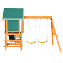 Children's Playset 3 In 1 With Slide, Swings, And Climber