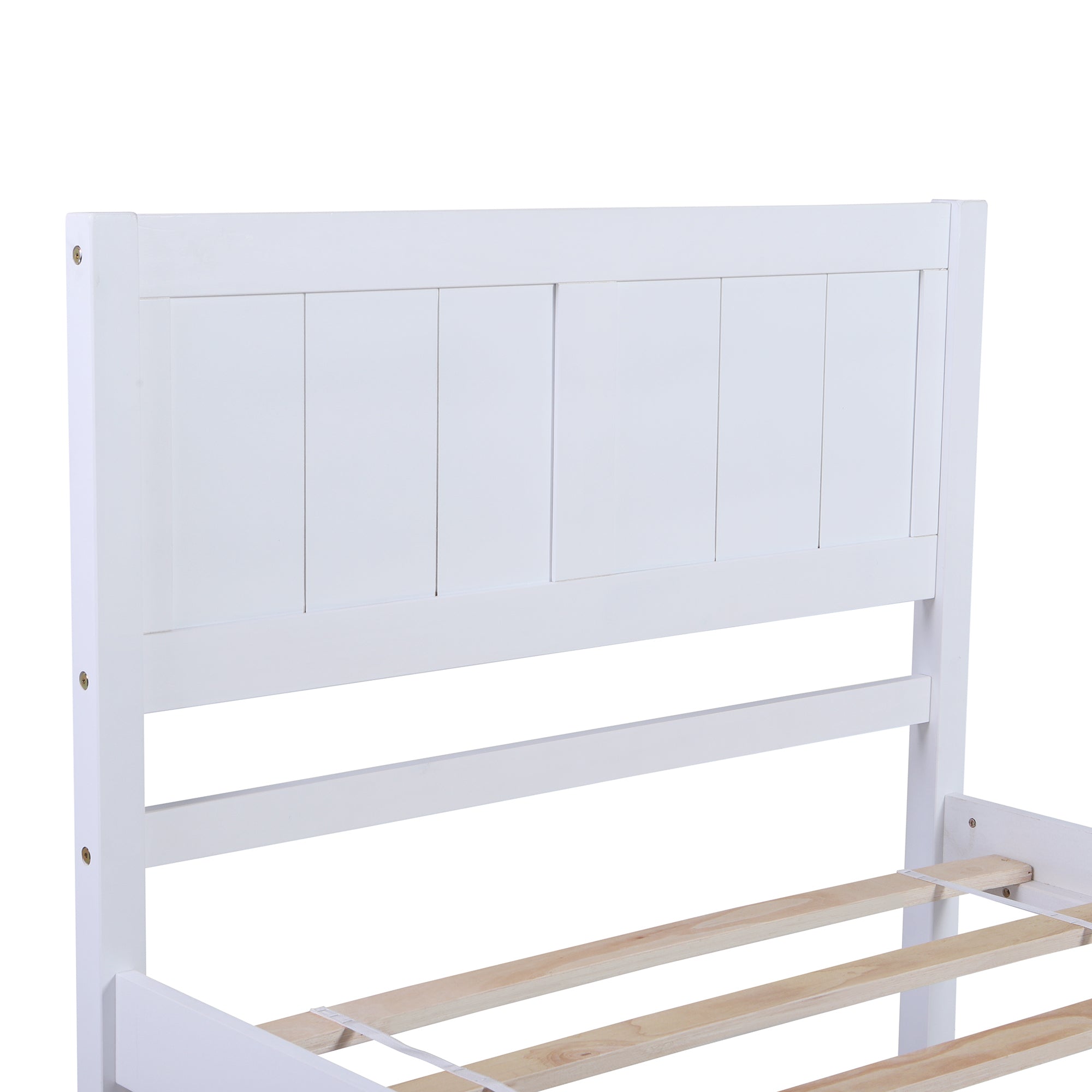Twin size Platform Bed Wood Platform Bed with Trundle - Atlantic Fine Furniture Melbourne FL