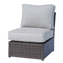 Comfortable Modern Patio Rattan Sectional Set With Cushions