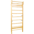 Gymnastics Stall Bar Multi Use Swedish Ladder For Home Gym And Physical Therapy - Natural