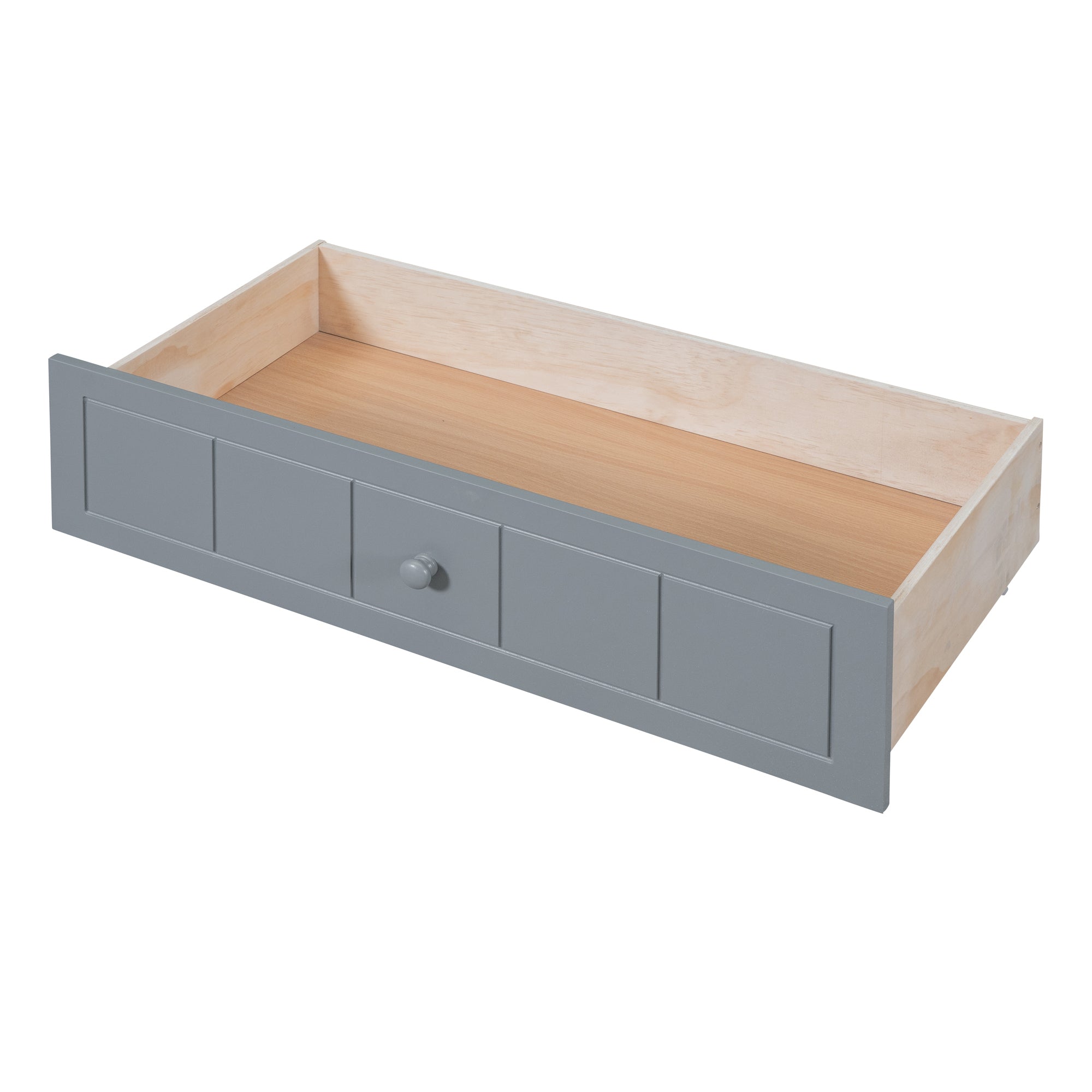 Twin Size Canopy Day Bed with 2 Drawers, Gray - Atlantic Fine Furniture Melbourne FL