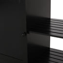 Lanier - Kitchen Cart With Wheels - Black