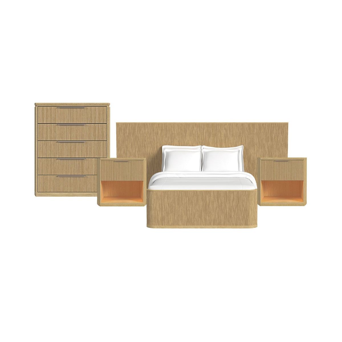 Sylvie Wall Bed Bedroom Set in Dark Brown by Elements International, view 12