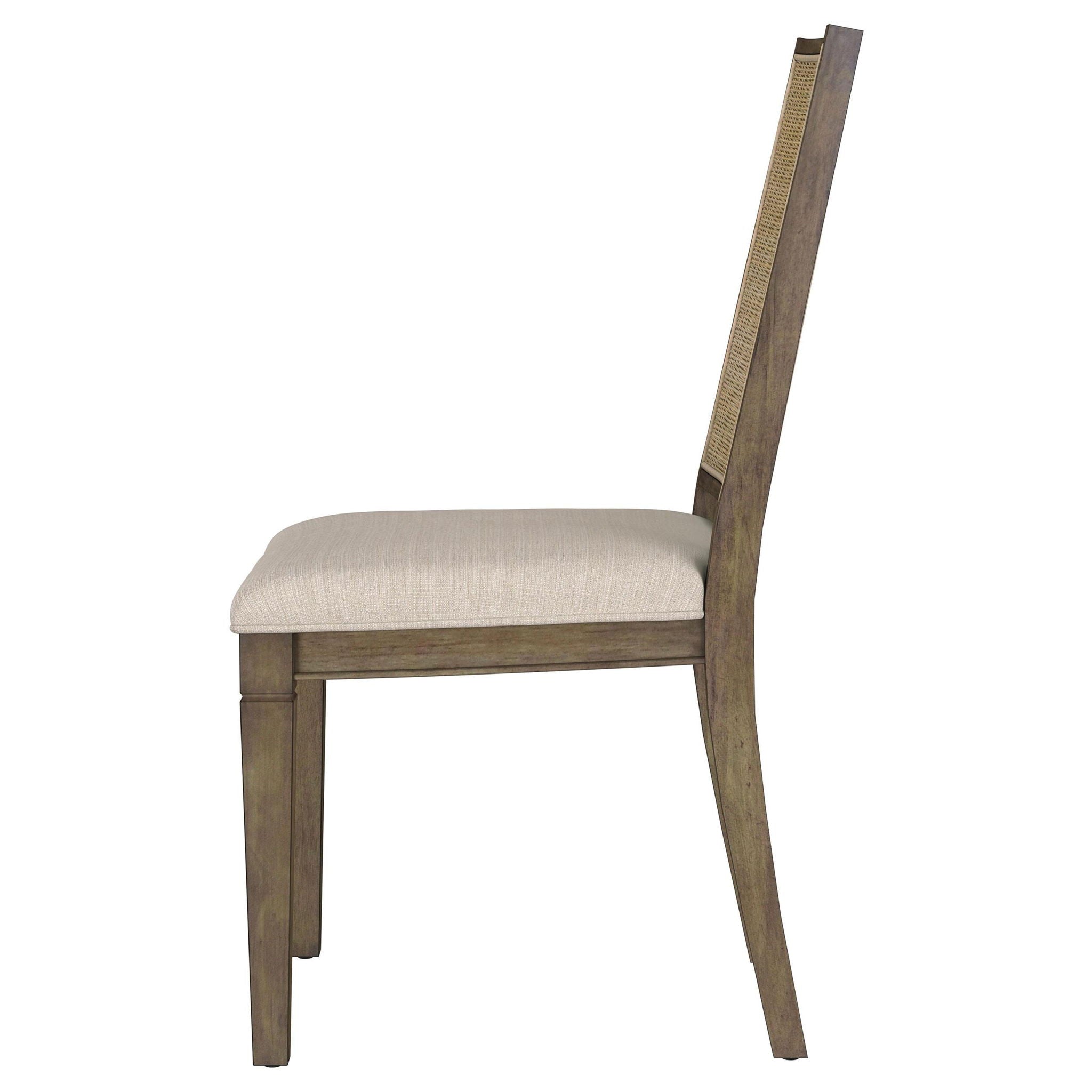 Matisse Woven Rattan Back Dining Side Chair Brown (Set of 2) - Atlantic Fine Furniture Melbourne FL