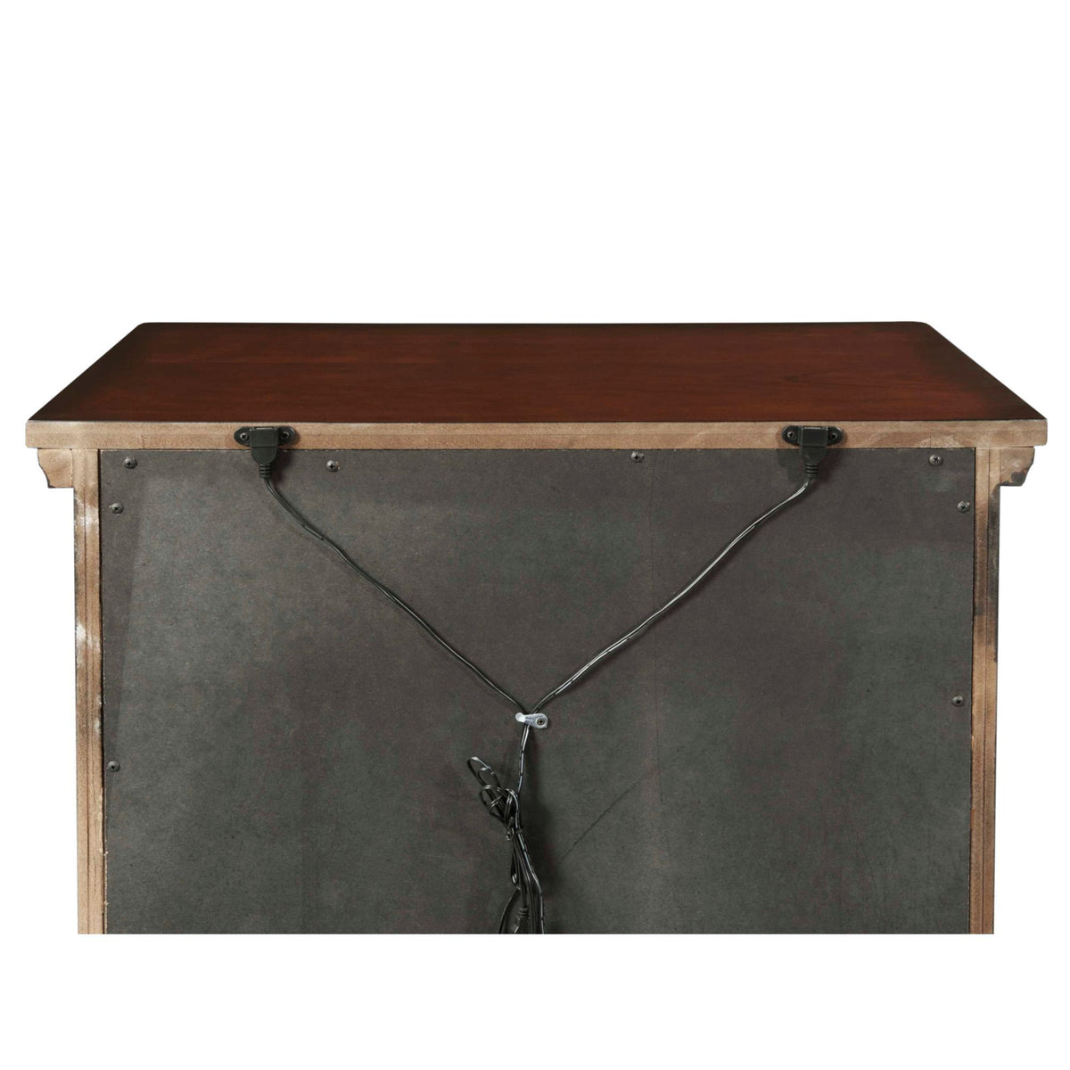 Kingston Nightstand With Power in Walnut by Elements International, view 9