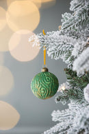 Christmas Ball Glass Decorative Hanging Ball Christmas Tree Ornaments For Holiday Party Decorations