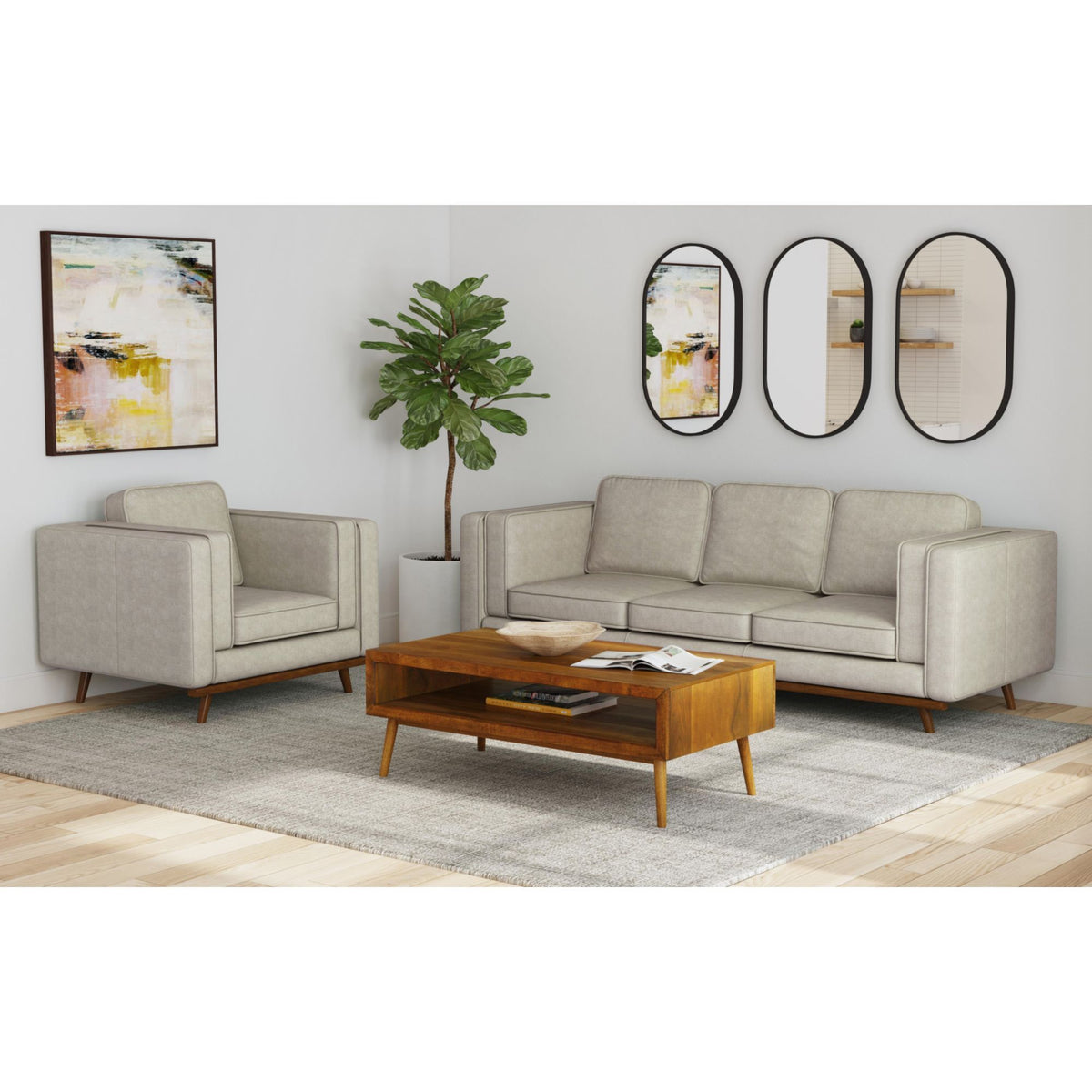 Venus Sofa in Beige by Elements International, view 22