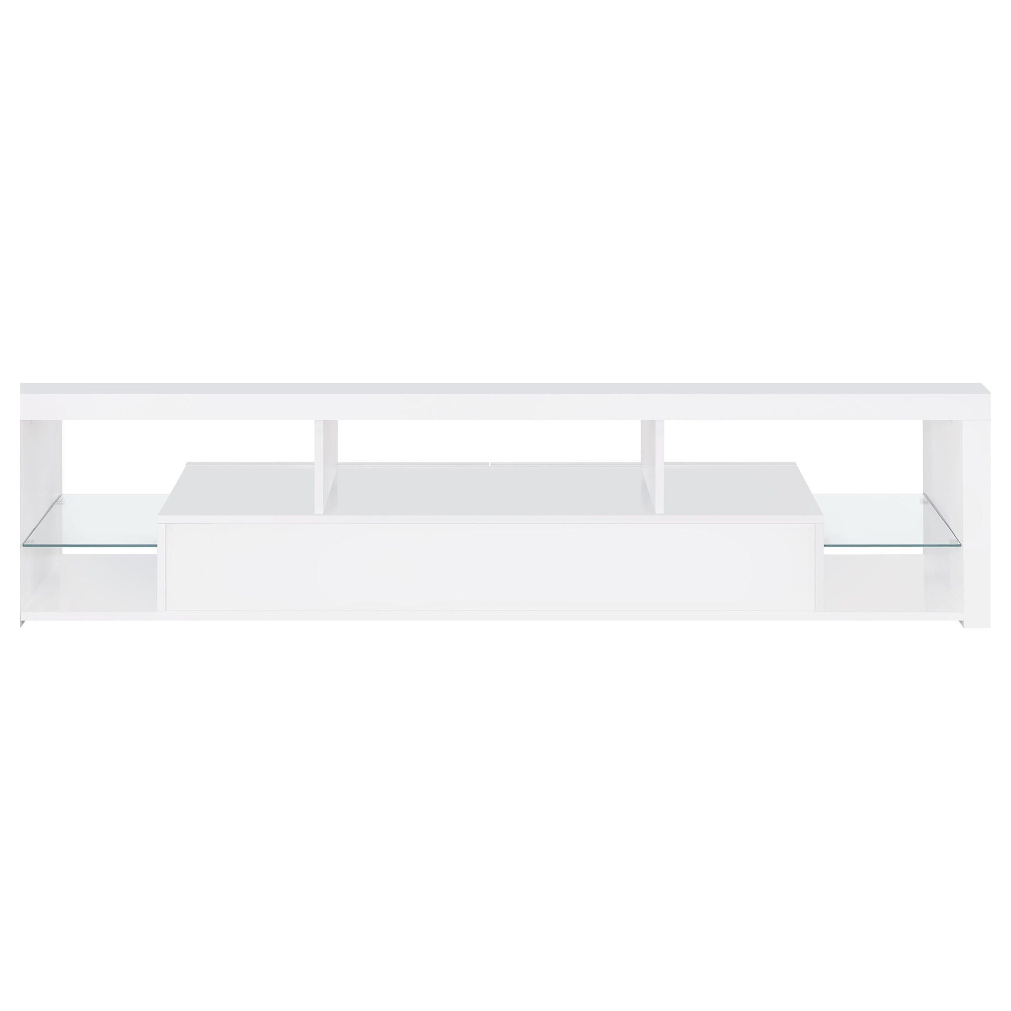 Jude 3-piece 71-inch TV Entertainment Center White High Gloss
