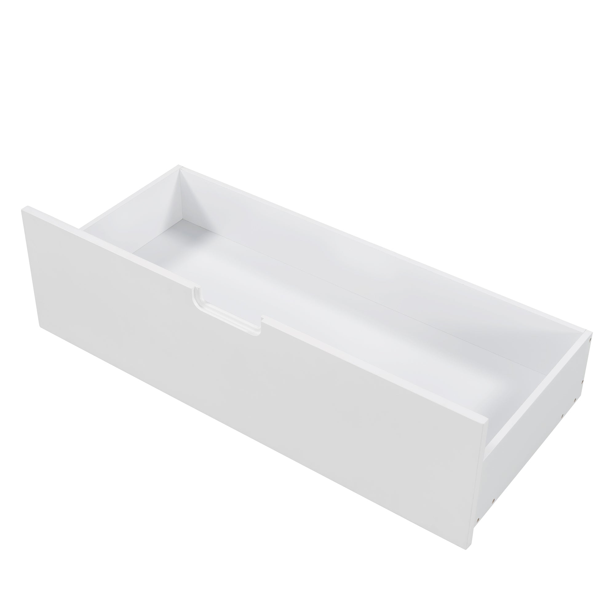Twin size Daybed with Two Drawers, Wood Slat Support, White - Atlantic Fine Furniture Melbourne FL