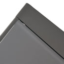 Cape Coral - Contemporary Side Table With Frosted Glass Top