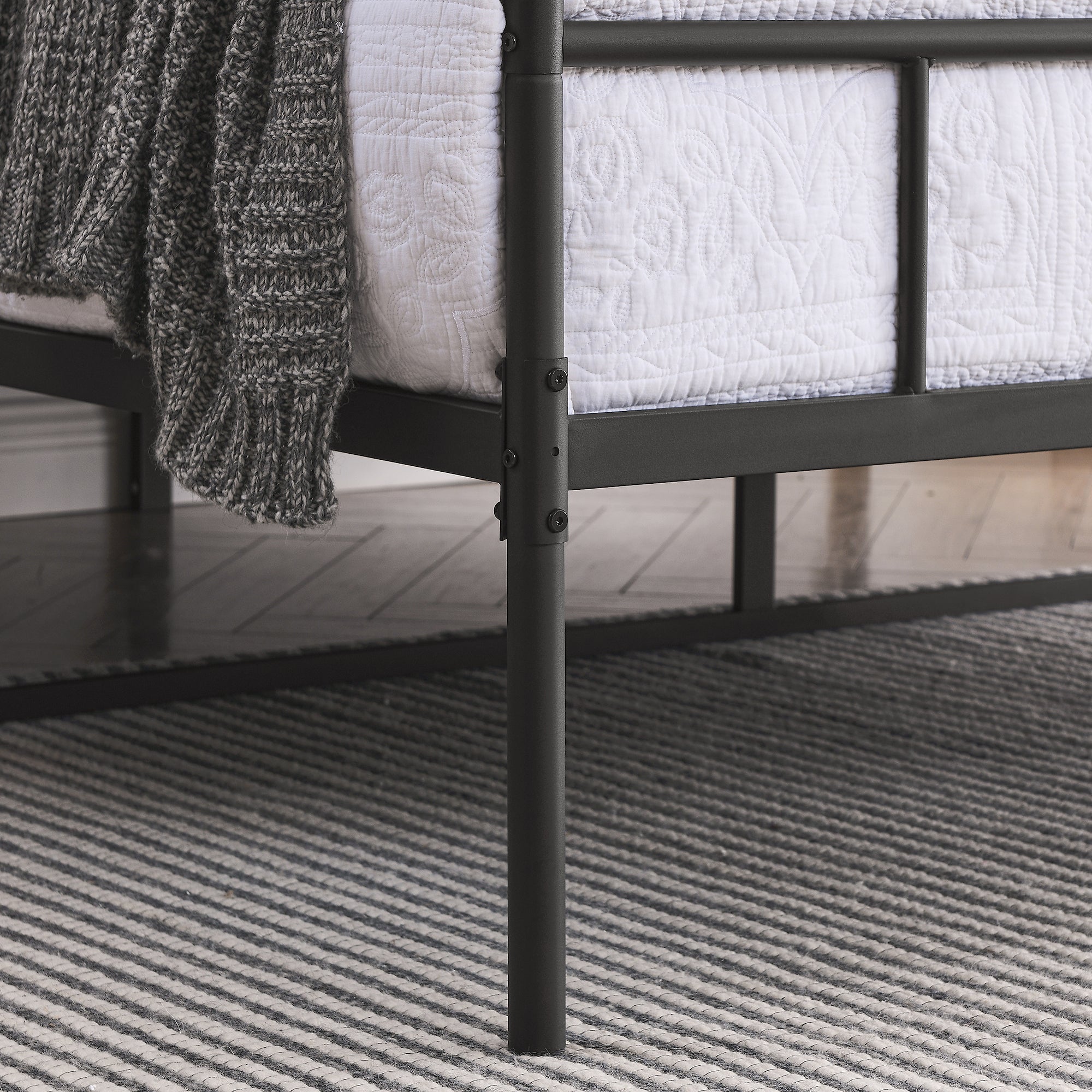 iron bed frame, metal bed frame, wrought iron bed frame, iron platform bed frame, iron canopy bed frame, iron twin bed frame, iron queen bed frame, iron king bed frame, iron double bed frame, iron sin - Atlantic Fine Furniture Melbourne FL