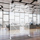 Freestanding Outdoor & Indoor Freestanding Metal Privacy Screen