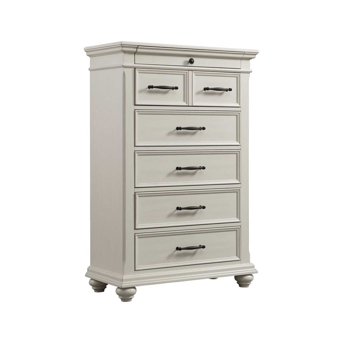 Slater 6-Drawer Chest in Black by Elements International