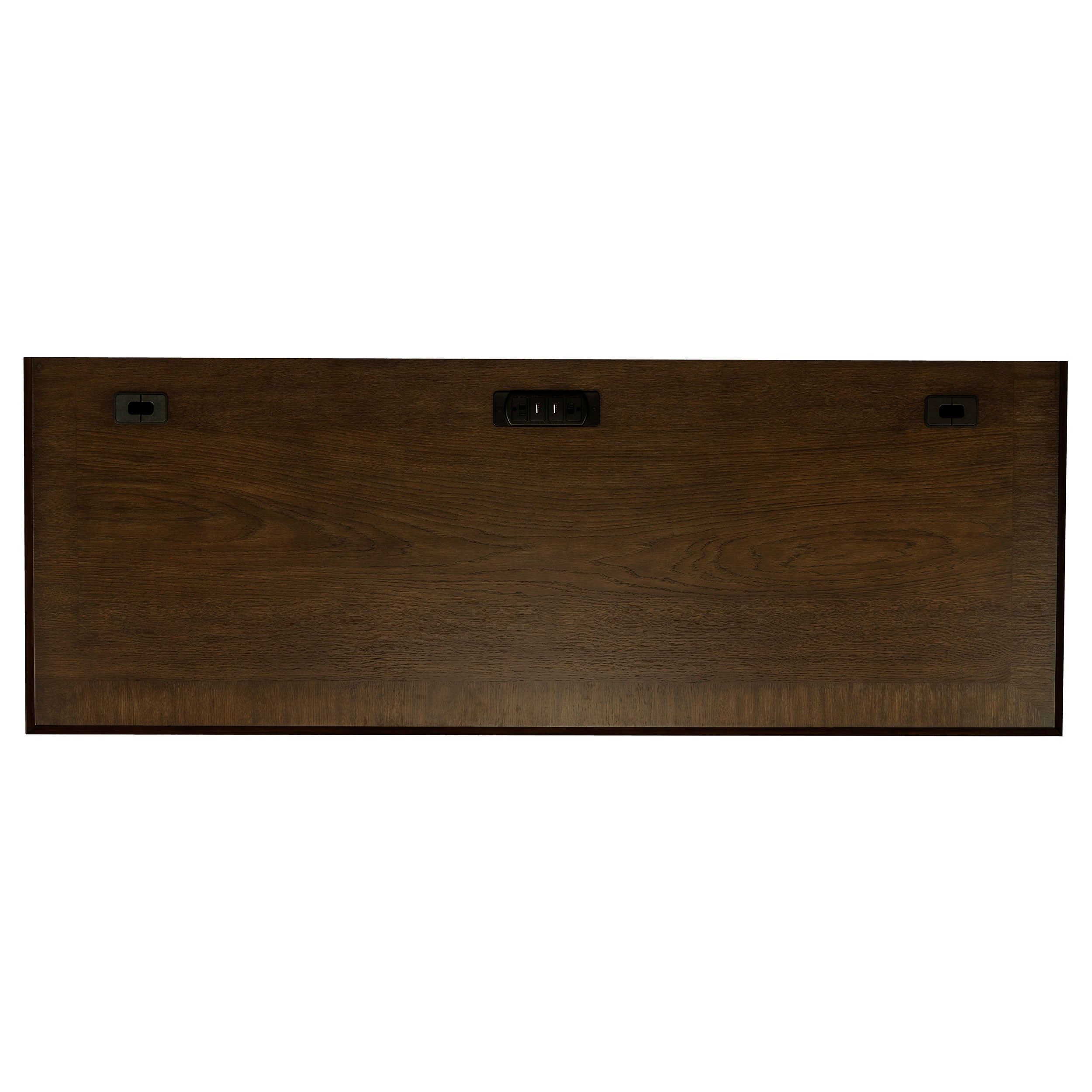 Hartshill 66-inch 5-drawer Credenza Office Desk Burnish Oak — view 9