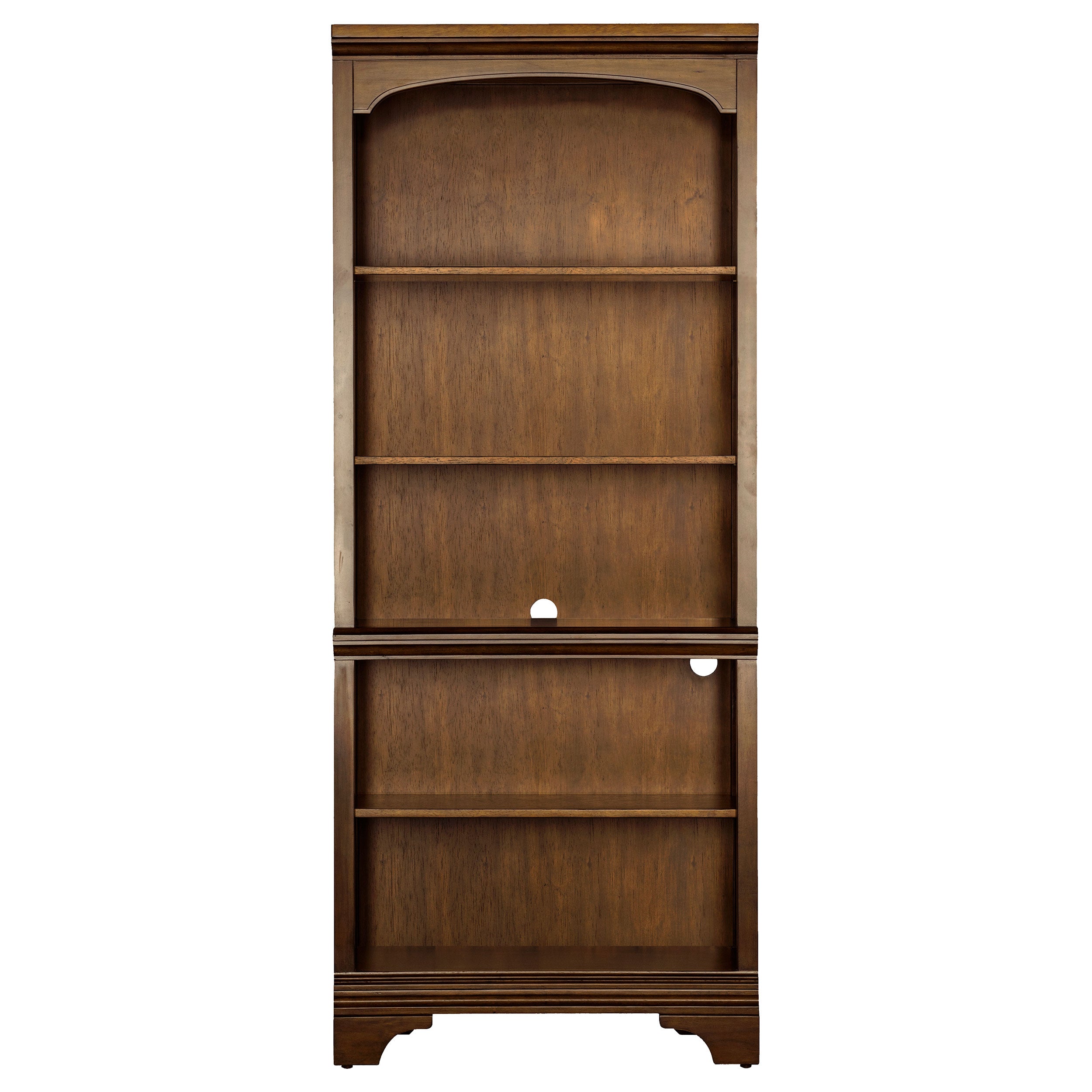 Hartshill 78-inch 5-shelf Bookcase Burnished Oak — view 3