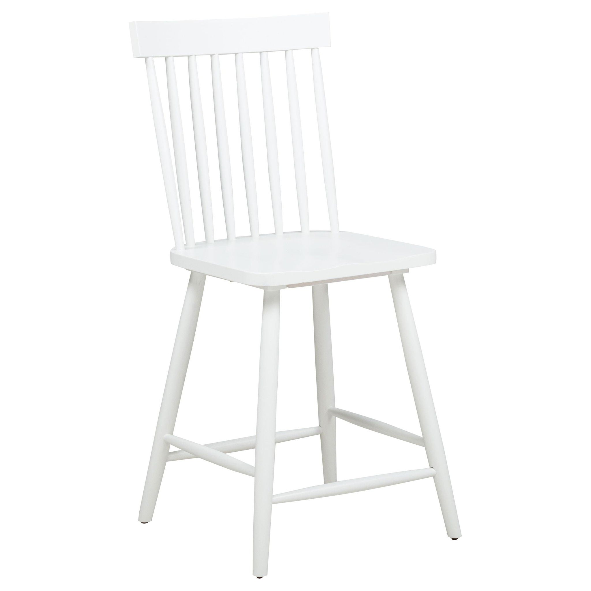 Andrews Windsor Counter Height Dining Side Chair White (Set of 2) - Atlantic Fine Furniture Melbourne FL