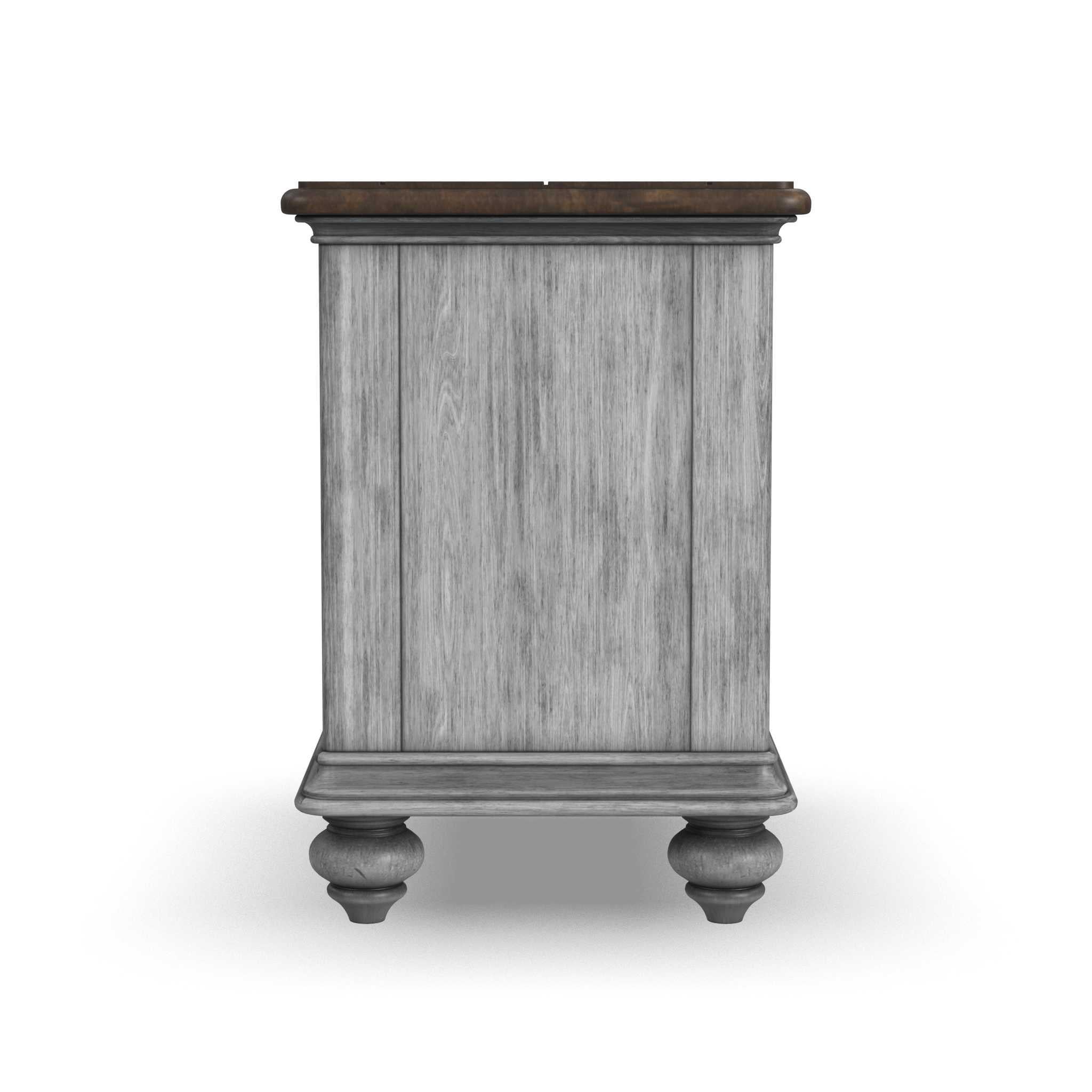Plymouth - Chairside Table - Gray