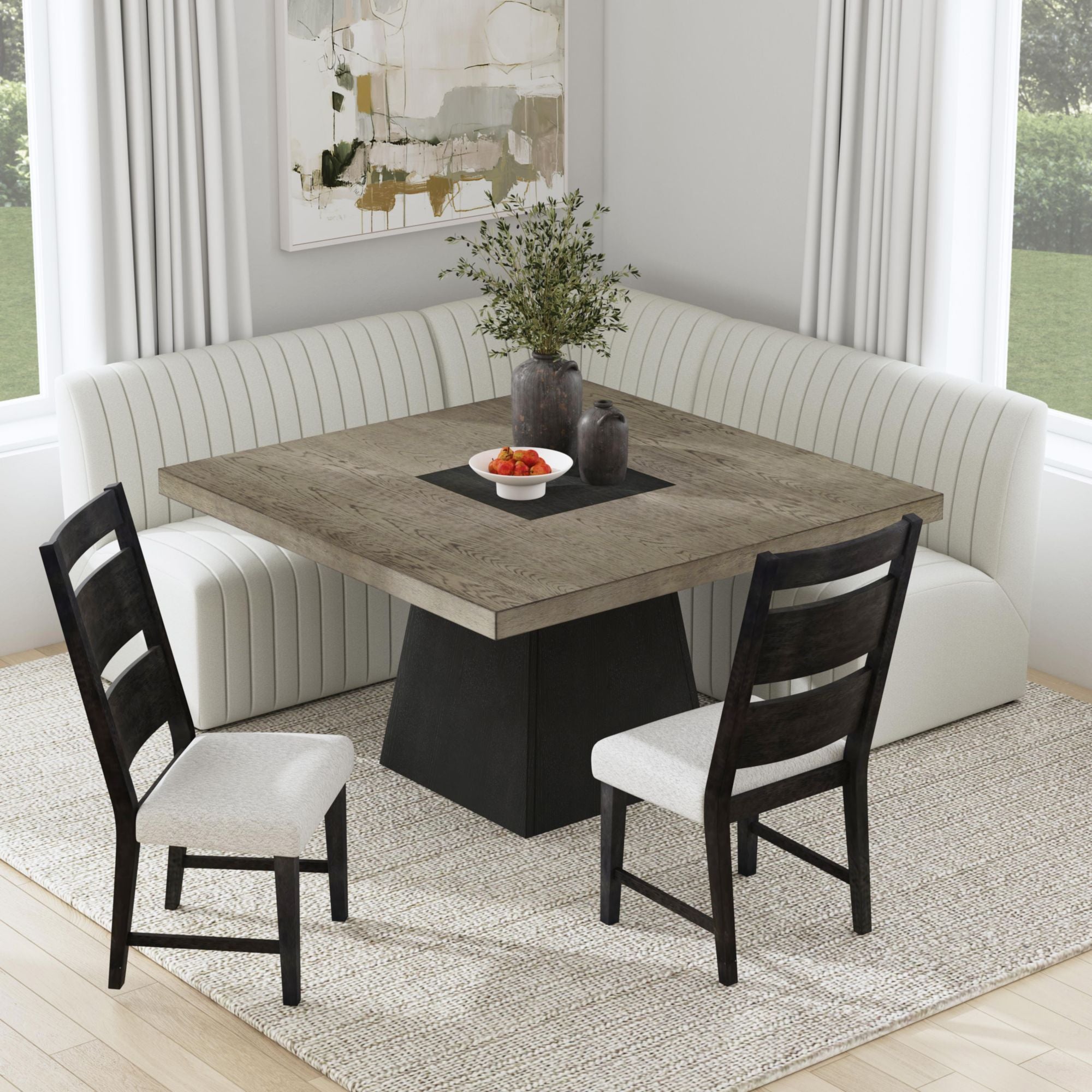 Jemma - Dining Bench - Beige Linen